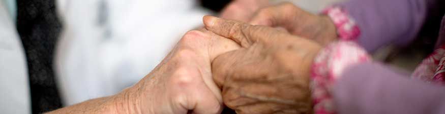 Elderly hands